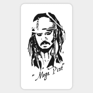 Mega Pint- Jack Sparrow Magnet